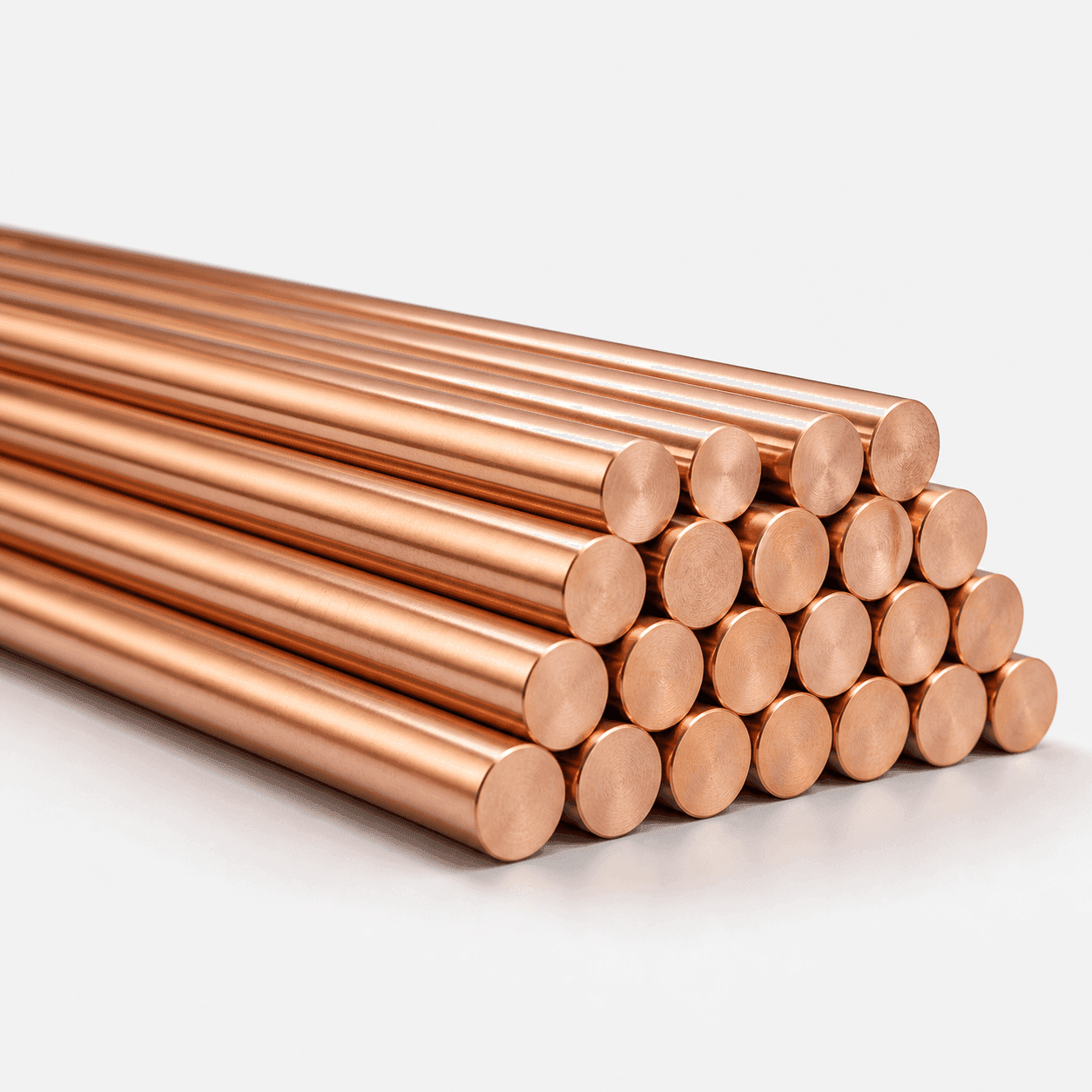 Oxygen-free copper rod