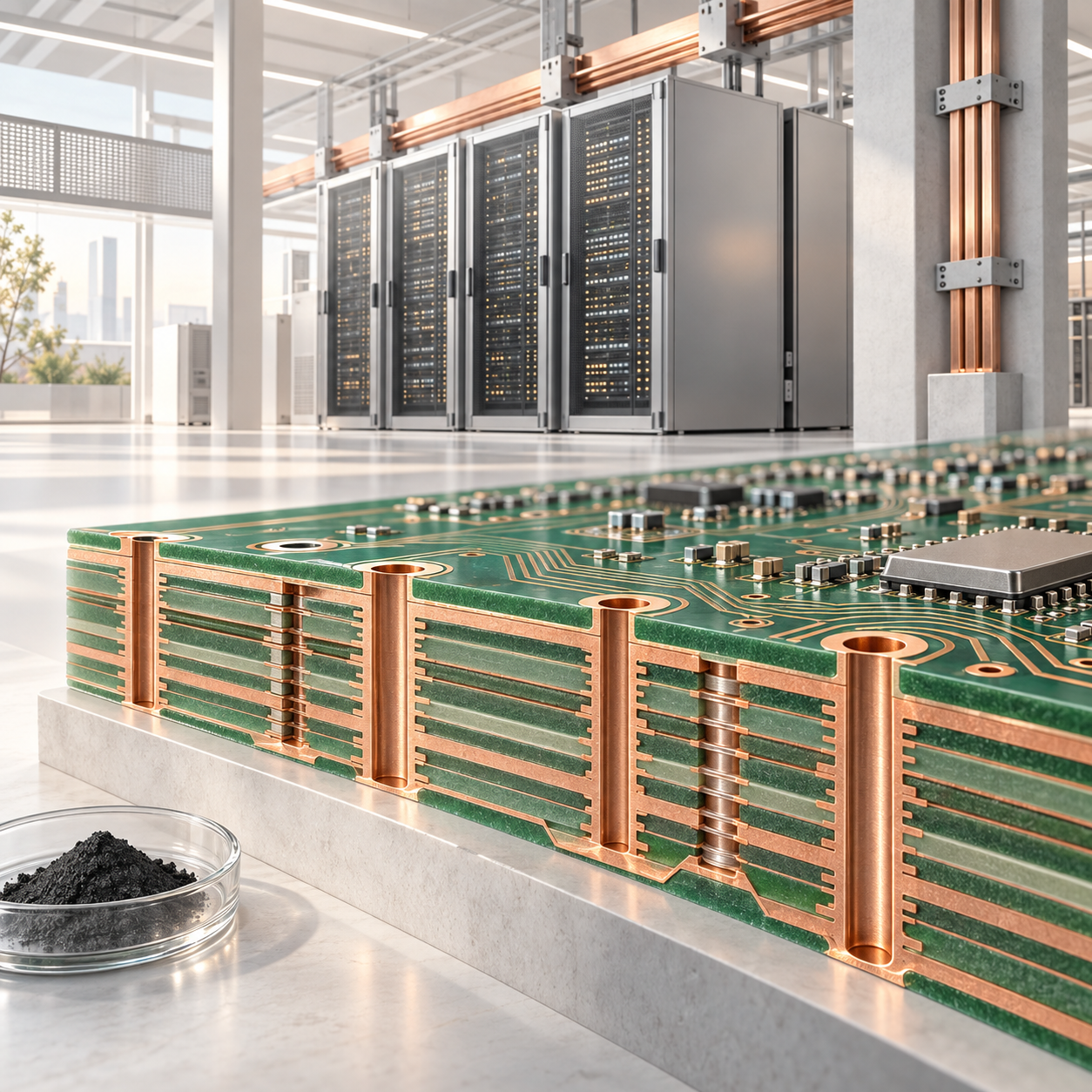 U.S. AI companies, AI infrastructure, AI compute costs, AI investment returns, AI data centers, AI server PCB, high-layer-count PCB, high-aspect-ratio through hole, PCB copper plating, PCB supply chain, insoluble anode, electronic-grade copper oxide